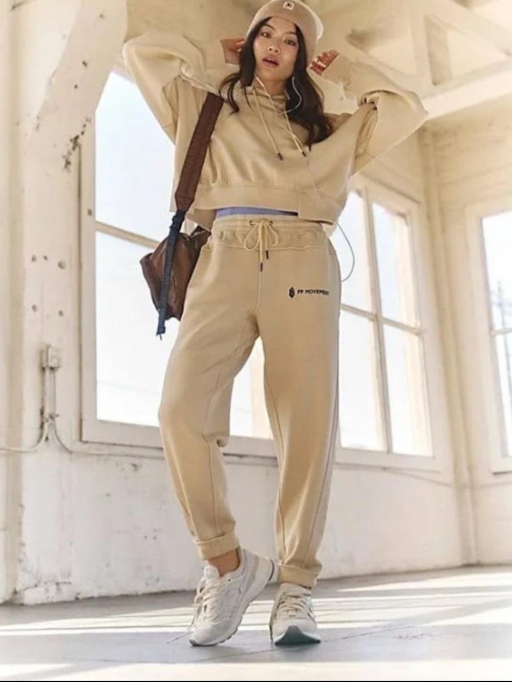NWT Free People FP Movement Undefeated Set Magnolia Large